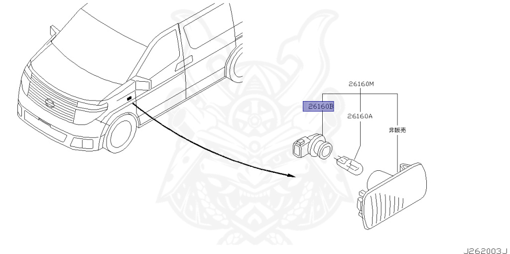 Nissan - Elgrand - E51 - 2003 - V/VG - 4 Door Coach (4K) - 2 WHEEL DRIVE(2WD) - AUTOMATIC TRANSMISSION(AT) - VQ35DE