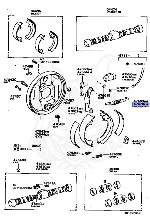 Toyota - Tercel - AL25 - 1985 - GX TYPE - 4 DOOR - Automatic - 3AU