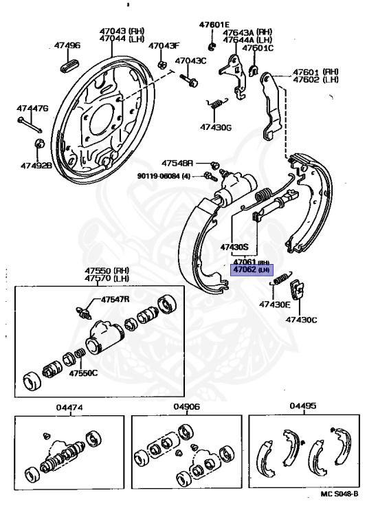 Toyota - Tercel - EL55 - 1995 - JOINAS TYPE - 4 DOOR - Manual - 5EFE