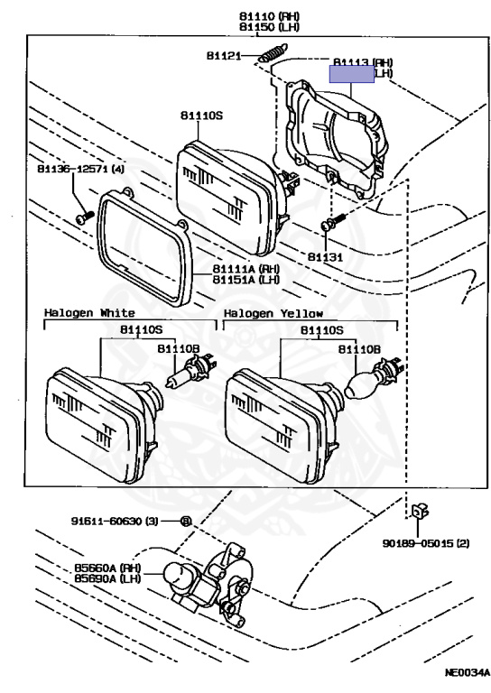 Toyota - Sprinter - AE91 - 1987 - ELECTRIC FUEL INJECTION SYSTEM - 5AFE