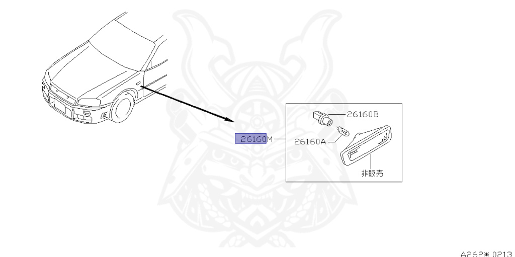 Nissan - Skyline - R34 25GT - ENR34 - 1999 - GT-V - 4 DOOR SEDAN(4S) - AUTOMATIC-FLOOR SHIFT(AT.F4) - Hi-Cas 2-Link (HI.2WD) - RB25DE
