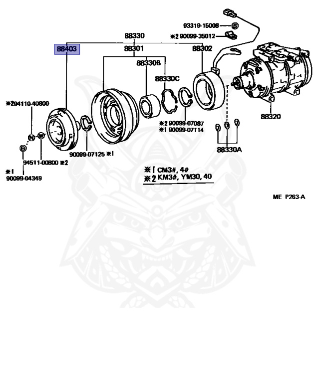 Toyota - Van - KM30G - 1988 - SPACE CUSUAL TYPE - 4-DOOR WAGON - Automatic - 5KU