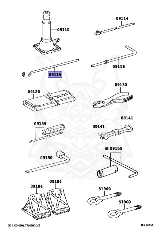 Toyota - Hiace - KDH200V - 2006 - DX TYPE - 5-DOOR - Automatic - 2KDFTV