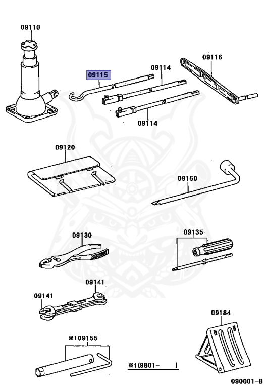 Toyota - Land Cruiser Prado - KZJ95W - 1996 - TX TYPE - 5-DOOR - Manual - 1KZTE