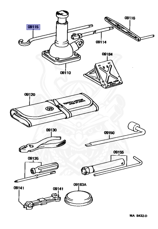 Toyota - Van - KM36V - 1992 - SUPER TYPE - 5-DOOR VAN - Manual - 5KJ
