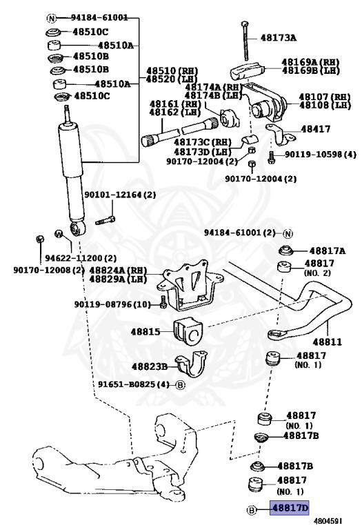 Toyota - Grand Hiace 4WD - KCH16W - 1997 - G TYPE - 4-DOOR - Automatic - 1KZTE