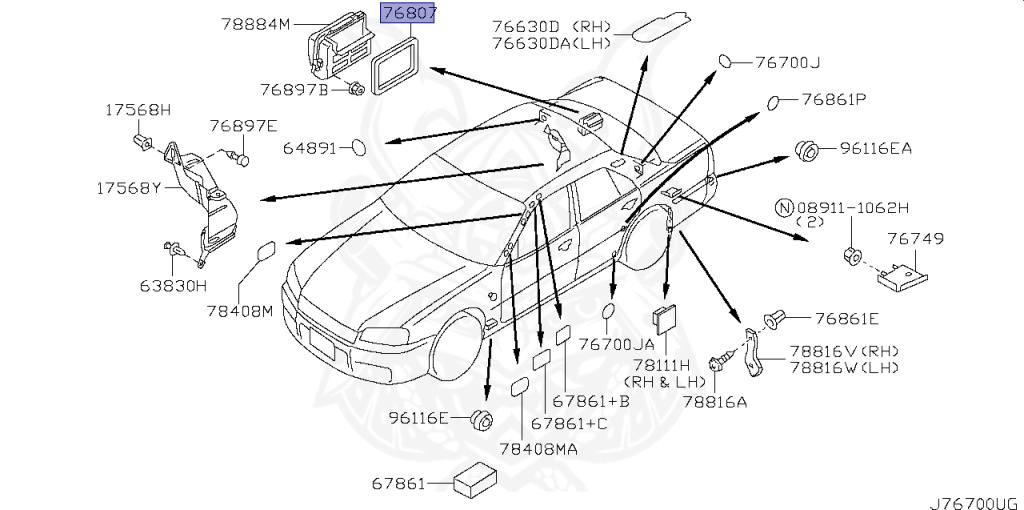 Nissan - Skyline - R34 25GTT - ER34 - 2002 - 25GT TURBO - 4 DOOR SEDAN(4S) - AUTOMATIC-FLOOR SHIFT(AT.F4) - Hi-Cas 2-Link (HI.2WD) - RB25DET