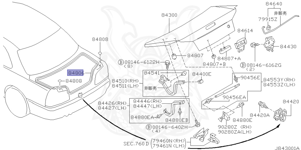 Nissan - Skyline GT-R - BNR34 - 2000 - GT-R V-Spec - 2-door hardtop (2K) - MANUAL MISSION 6-SPEED(MT.F6) - HI-4WD (High-Casting System) - RB26DETT