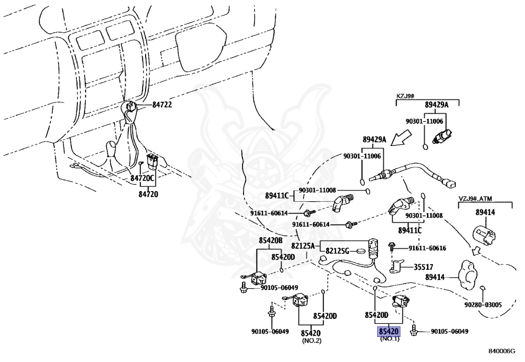 Toyota - Land Cruiser Prado - KZJ90W - 1996 - RS TYPE - 3-DOOR - Automatic - 1KZTE