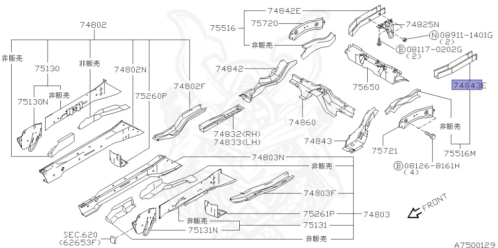 Nissan - Silvia - S14 - 1995 - KS - HARDTOP(K) - MANUAL TRANSMISSION(MT) - TWO WHEELS STEERING(2WS) - SR20DET