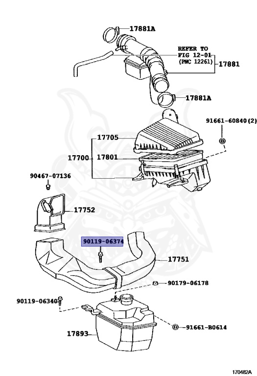 Toyota - Corolla - EE101 - 1995 - XE TYPE - 4-DOOR(SEDAN) - Automatic - 4EFE