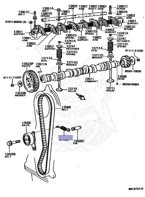 Toyota - Corolla - AE81 - 1983 - DX TYPE - 4-DOOR - Manual - 3ALU