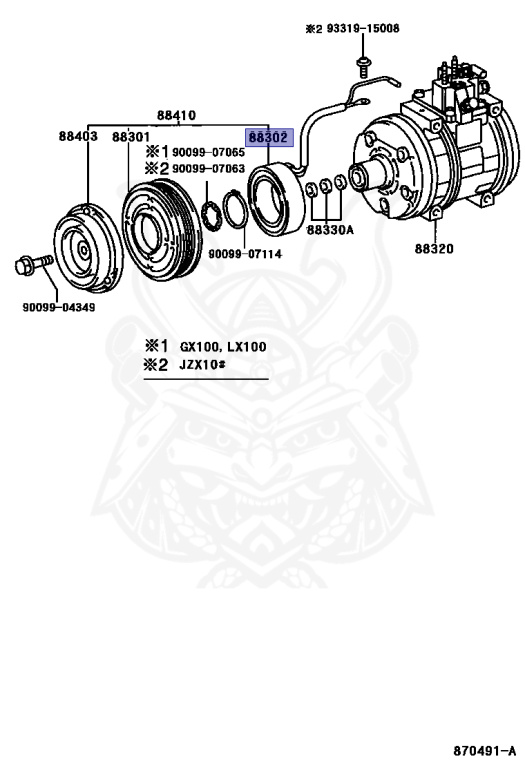 Toyota - Cresta - GX100 - 1998 - ROULANT TYPE - Automatic - 1GFE