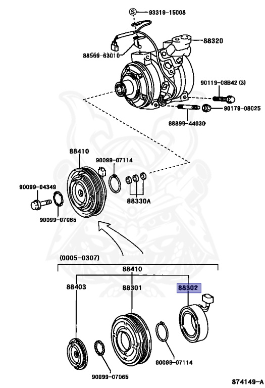 Toyota - RAV4 - ACA20W - 2003 - TYPE X - Automatic - 1AZFSE
