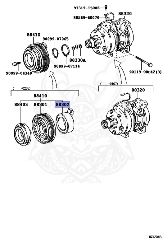 Toyota - Opa - ZCT10 - 2002 - I TYPE - Automatic - 1ZZFE