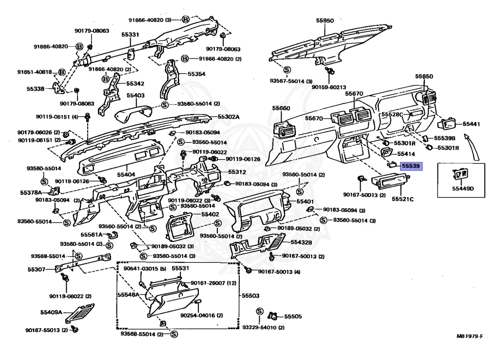 Toyota - Hilux - LN61V - 1985 - SR TYPE - V(MODEL MARK) - Manual - 2L