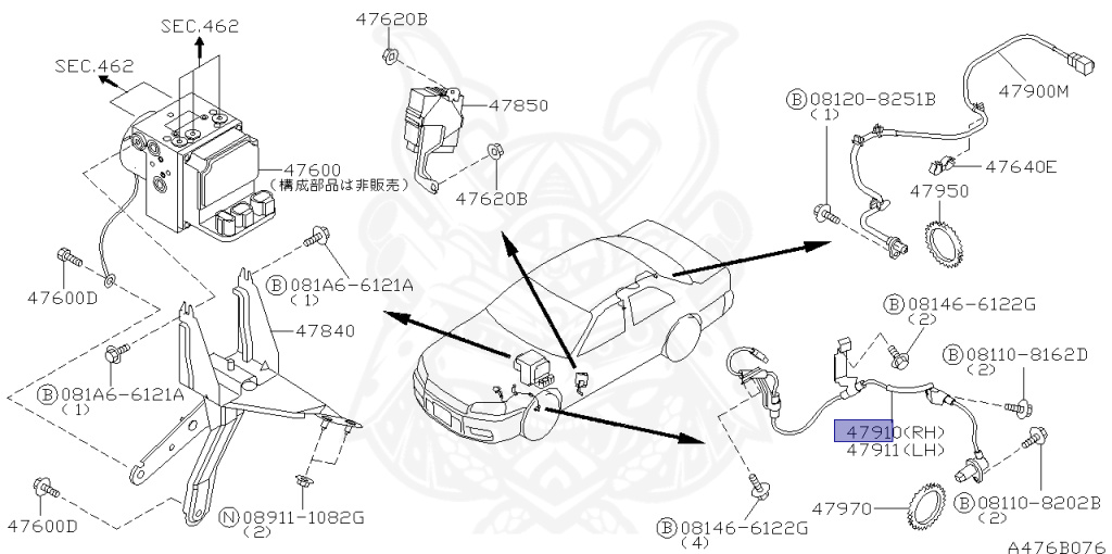 Nissan - Skyline - R34 25GT - ENR34 - 2000 - GT-V - 2 door hard top (2K) - MANUAL TRANS 5-SPEED(MT.F5) - Hi-Cas 2-Link (HI.2WD) - RB25DE