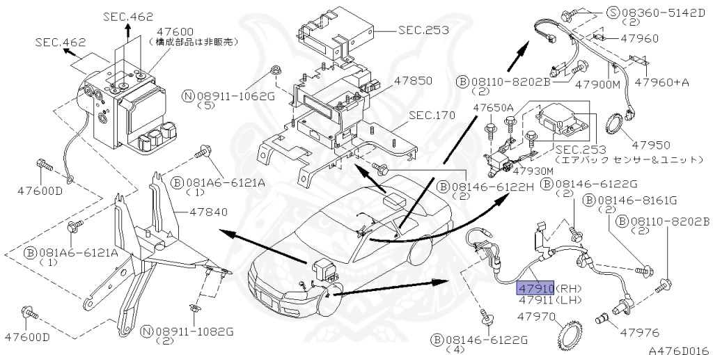 Nissan - Skyline - R34 25GT - ENR34 - 2000 - 25GT - 2-door hardtop (2K) - AUTOMATIC-FLOOR SHIFT(AT.F4) - No high-speed casters, 2-link drive (IRS.2WD) - RB25DE