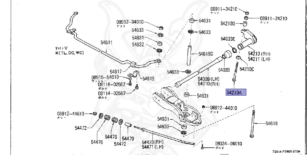 Nissan - Datsun - 720 - 1985 - DELUXE TYPE - Teisho Track (TL) - 4 WHEEL DRIVE(4WD) - 5 SPEED MANUAL TRANS(F5) - SD23