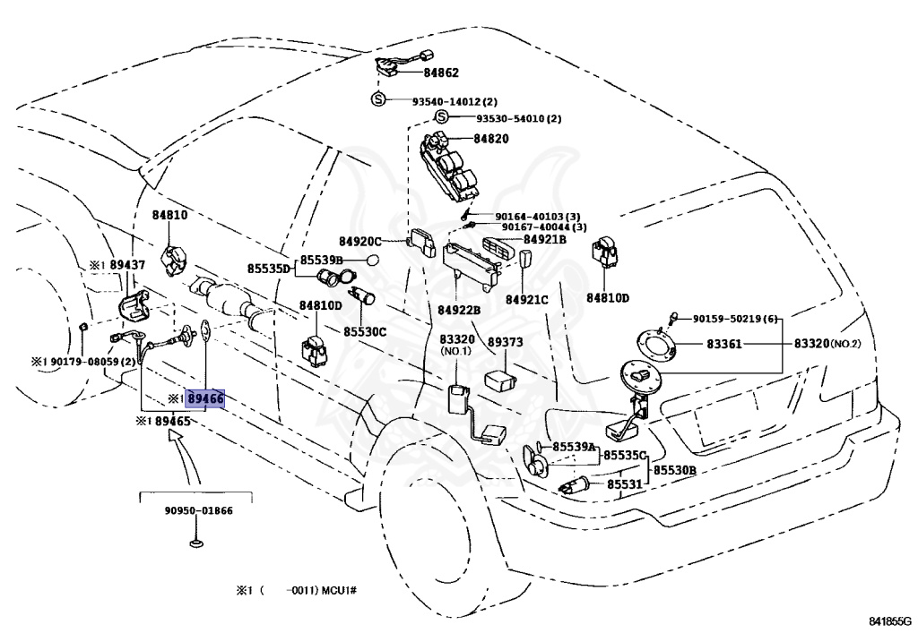 Toyota - Harrier - MCU15W - 1999 - WAGON - 1MZFE