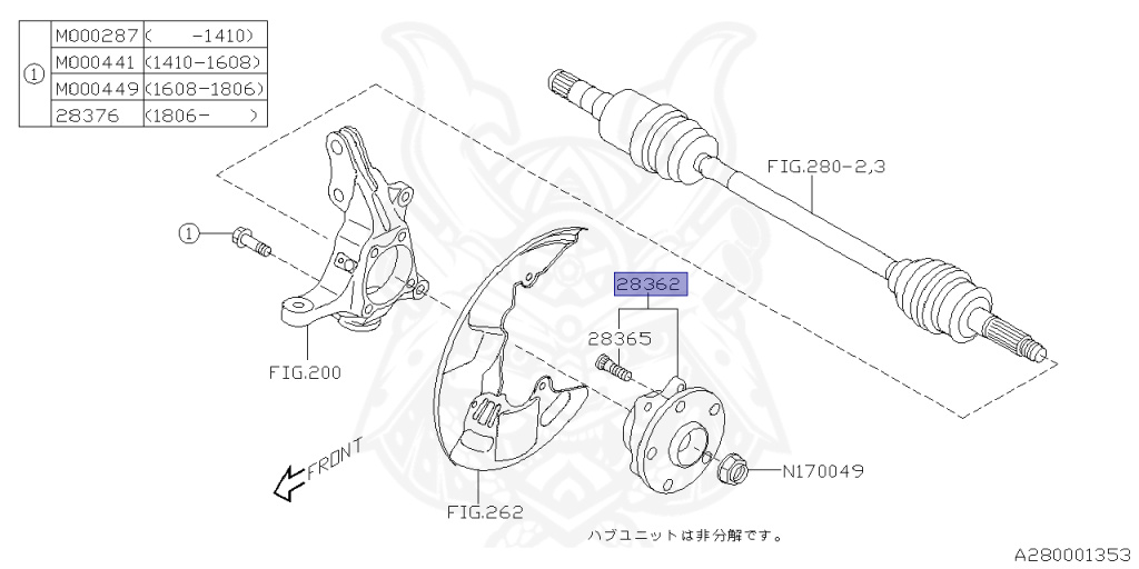 Subaru - Levorg - VMG - Jan-2014 - GTSEYE - Wagon - 4W - Torque converter type double-header transmission - Right hand - FA20