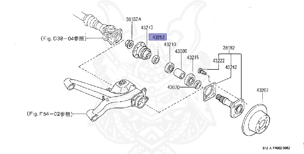 43232-21000 - Nissan - Rear Axle Grease Seal - Nengun Performance