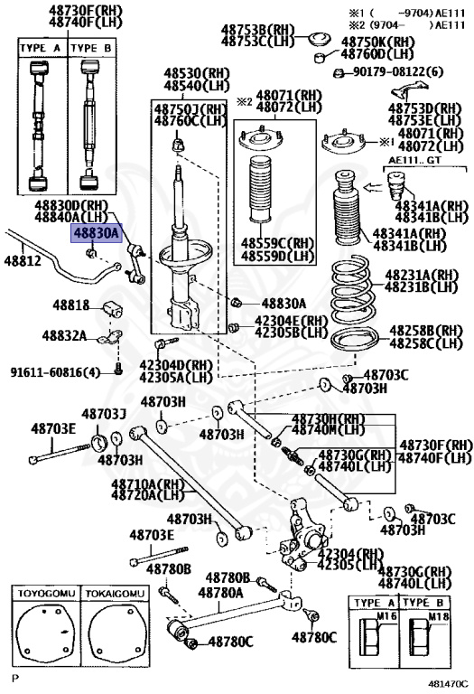 Toyota - Corolla - AE110 - 1997 - XE-SALOON TYPE - SEDAN - Automatic - 5AFE