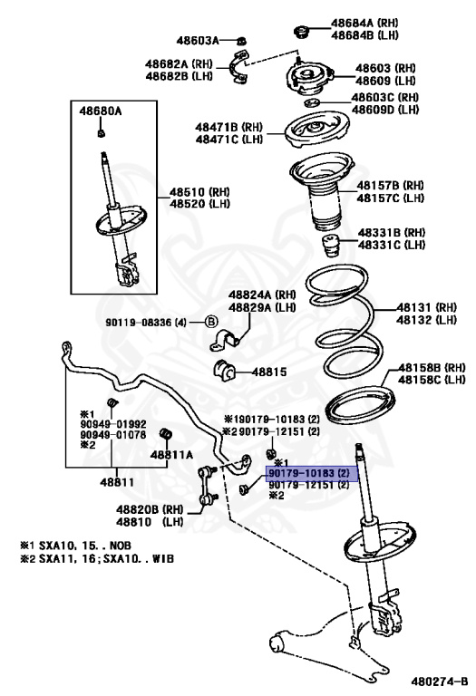 Toyota - RAV4 - SXA10G - 1994 - STANDARD TYPE - 3-DOOR - Manual - 3SFE
