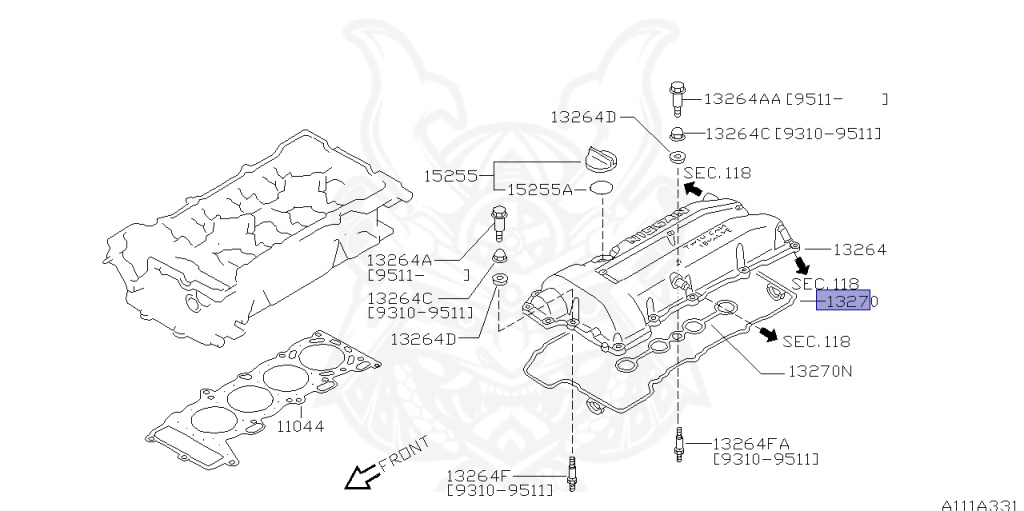 Nissan - Silvia - S14 - 1994 - JS - HARDTOP(K) - AUTOMATIC TRANSMISSION(AT) - TWO WHEELS STEERING(2WS) - SR20DE