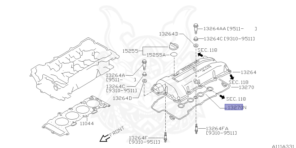 Nissan - Silvia - S14 - 1994 - JS - HARDTOP(K) - AUTOMATIC TRANSMISSION(AT) - TWO WHEELS STEERING(2WS) - SR20DE