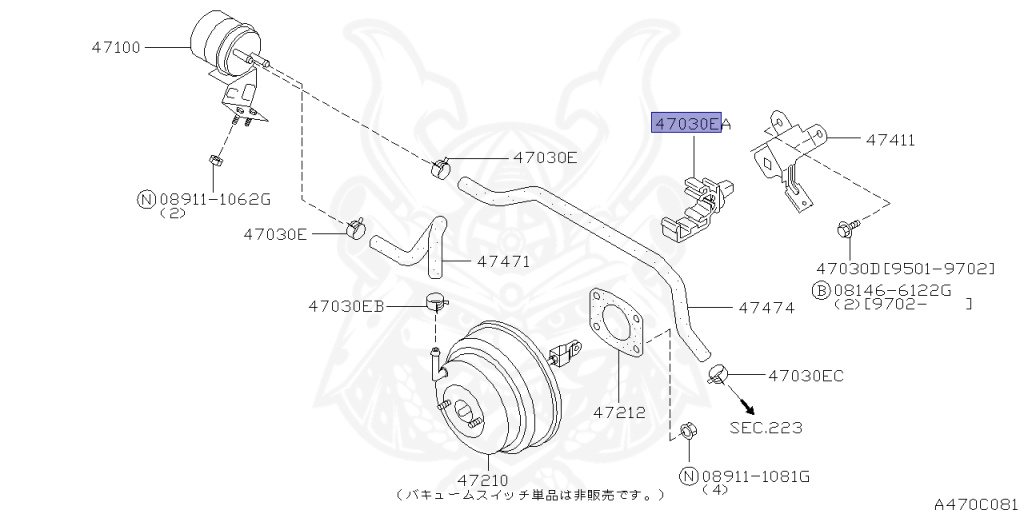 Nissan - Skyline GT-R - BCNR33 - 1995 - GTR/V - 2 door hard top (2K) - 4 WHEEL DRIVE(4WD) - MANUAL TRANS 5-SPEED(MT.F5) - HICAS - RB26DETT