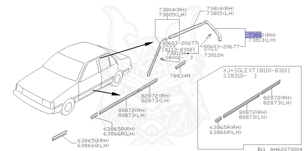 Nissan - Sunny - B11 - 1981 - XJE - SEDAN(S) - AUTOMATIC TRANSMISSION(AT) - E15E
