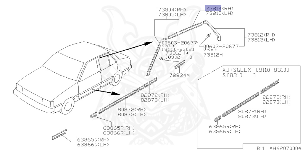 Nissan - Sunny - B11 - 1984 - GL TYPE - SEDAN(S) - AUTOMATIC TRANSMISSION(AT) - E15S