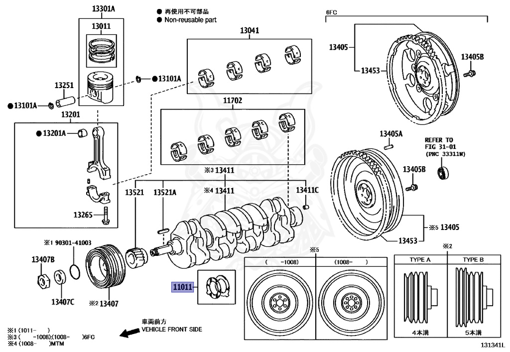 Toyota - Dyna - XZU338 - 2010 - Manual - N04C