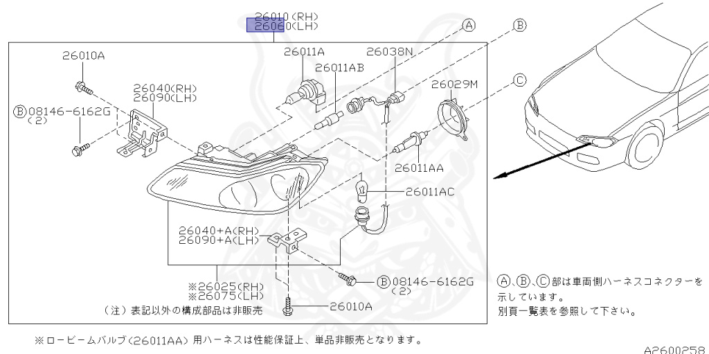 Nissan - Silvia - S15 - 2001 - SPEC R - HARDTOP(K) - MANUAL MISSION 6-SPEED(MT.F6) - TWO WHEELS STEERING(2WS) - SR20DET