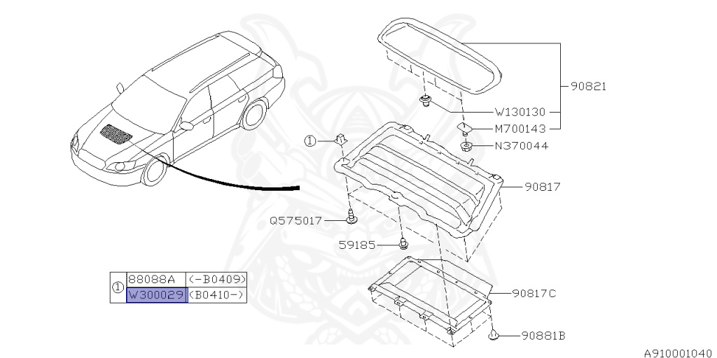 Subaru - Legacy Touring Wagon - BP5 - Jan-2006 - 20GTB - Wagon - 4W - 6-speed manual transmission - Right hand - EJ20