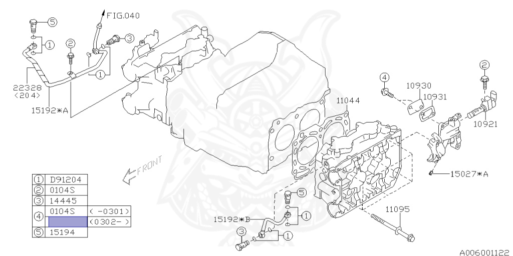 Subaru - Impreza WRX - GDA - Jan-2003 - Dec-2004 - WRXVLTD - Sedan - 4W - 5-speed manual transmission - Right hand - EJ205