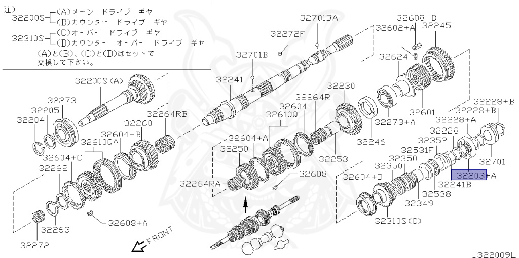 Nissan - Skyline - R32 GTS - R32 - 1989 - GTS - 2-door sports coupe (2K) - 2 WHEEL DRIVE(2WD) - MANUAL TRANSMISSION(MT) - RB20D