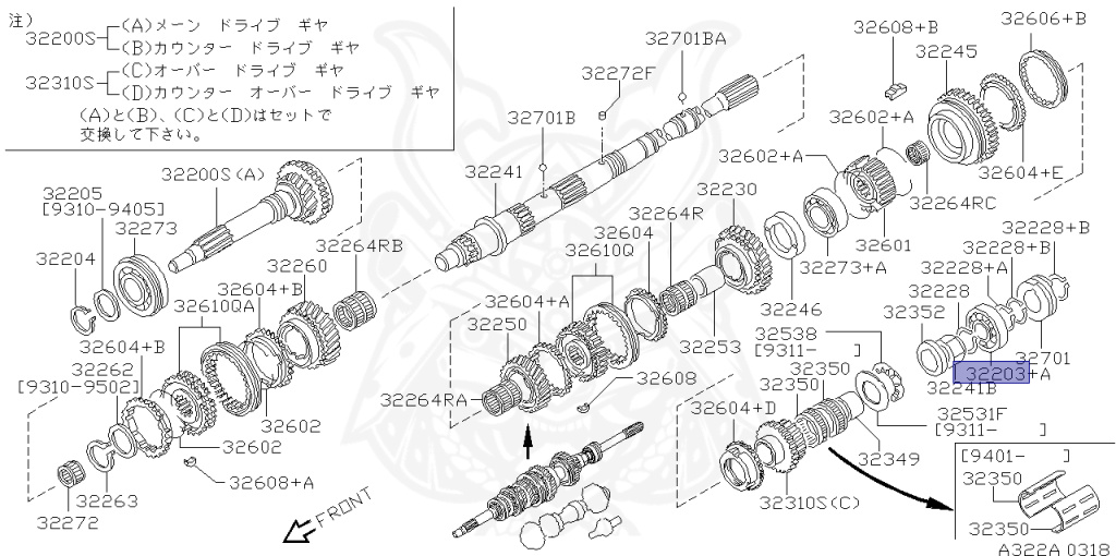 Nissan - Silvia - S14 - 1993 - JS - HARDTOP(K) - MANUAL TRANSMISSION(MT) - TWO WHEELS STEERING(2WS) - SR20DE