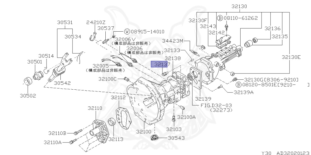Nissan - Cedric/Gloria - Y30 - 1995 - GL TYPE - SEDAN(S) - 4 SPEED T/M COLUMN SHIFT(R4) - CA20P