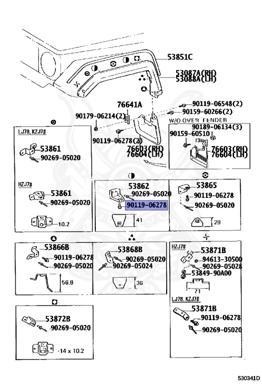 90119-06278 - Toyota - BOLT - Nengun Performance