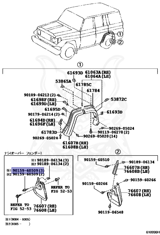 Toyota - Land Cruiser - KZJ78G - 1994 - PRADO SX TYPEPRADO SX WIDE TYPE - WAGON - Automatic - 1KZTE