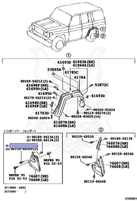 Toyota - Land Cruiser - KZJ78W - 1994 - PRADO SX TYPEPRADO SX WIDE TYPE - WAGON - Automatic - 1KZTE