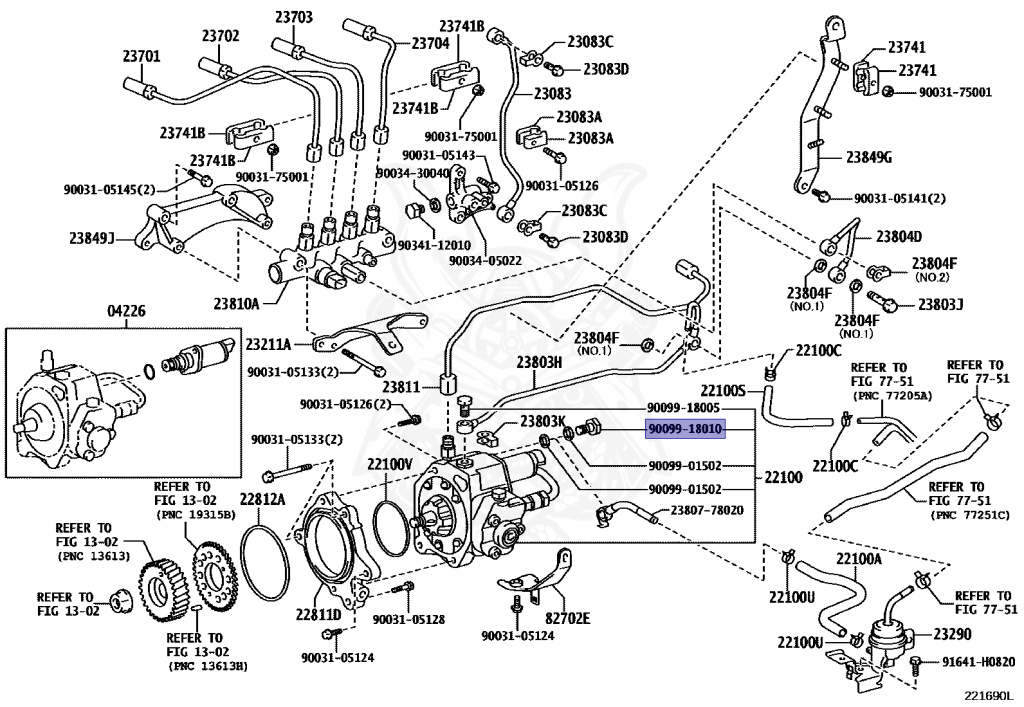 Toyota - Coaster - XZB50 - 2004 - DX TYPE - Manual - N04C