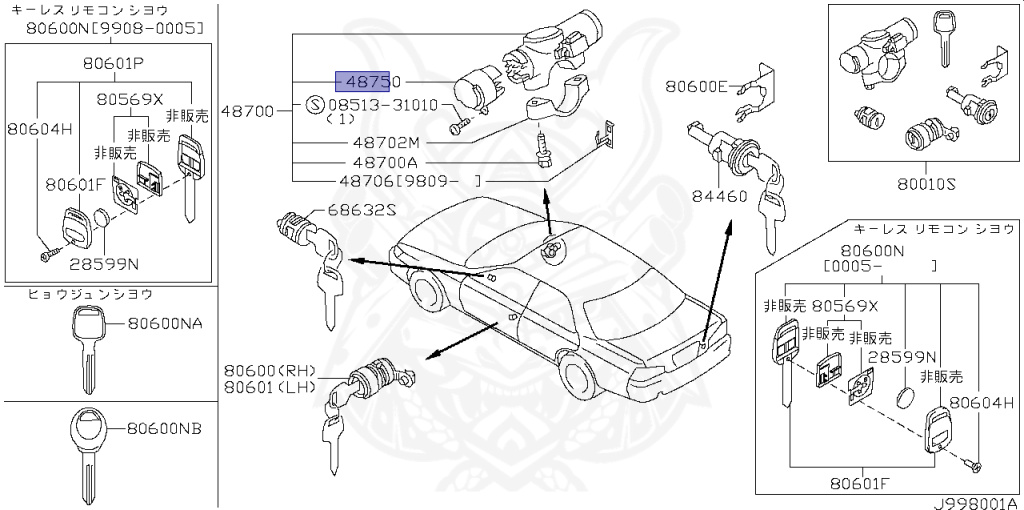 Nissan - Laurel - C35 - 2002 - Medallist - HARDTOP(K) - 2 WHEEL DRIVE(2WD) - AUTOMATIC TRANSMISSION(AT) - IRS TYPE(IRS) - RB20DE