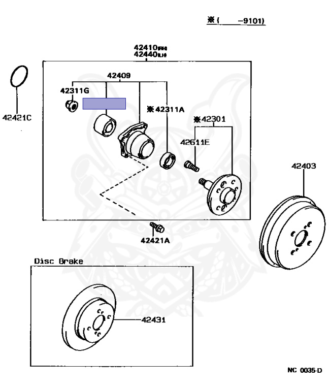Toyota - Corolla - AE92 - 1991 - Manual - 4AGE