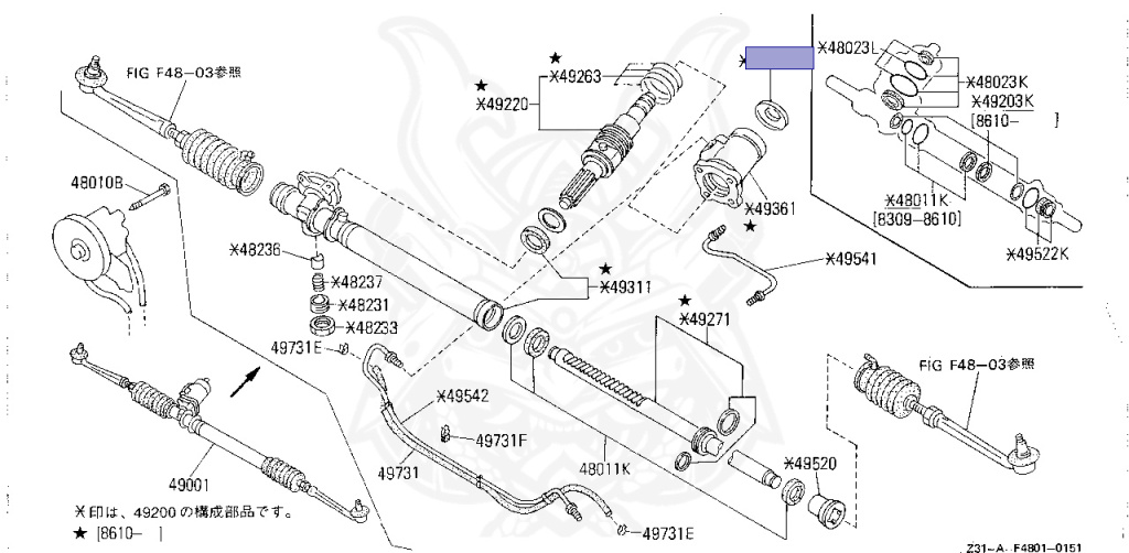 Nissan - Fairlady Z - Z31 - 1986 - ZX - AUTOMATIC TRANSMISSION(AT) - T-bar roof (KZ#) - VG30T