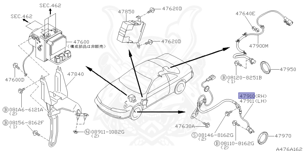 Nissan - Silvia - S15 - 1999 - SPEC S - HARDTOP(K) - MANUAL TRANS 5-SPEED(MT.F5) - TWO WHEELS STEERING(2WS) - SR20DE