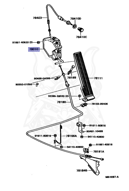 Toyota - Dyna - BU60 - 1985 - TRUCK(PICKUP):TR TYPE - Manual - B