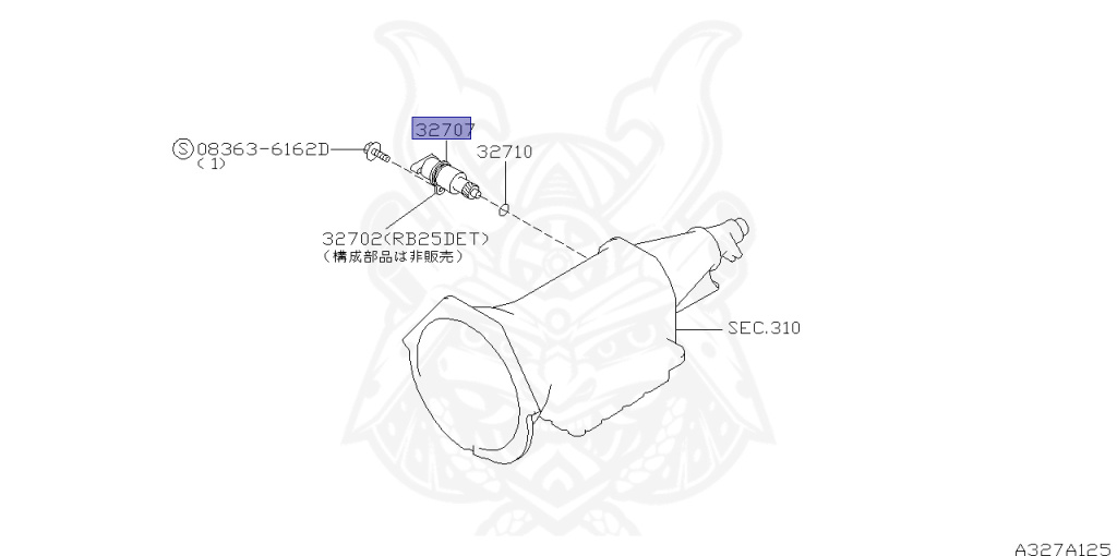 Nissan - Skyline - R34 25GT - ENR34 - 1998 - 25GT - 4 DOOR SEDAN(4S) - AUTOMATIC-FLOOR SHIFT(AT.F4) - No high-speed casters, 2-link drive (IRS.2WD) - RB25DE